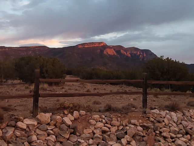 view of mountain feature