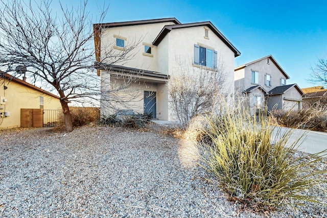 view of front of property