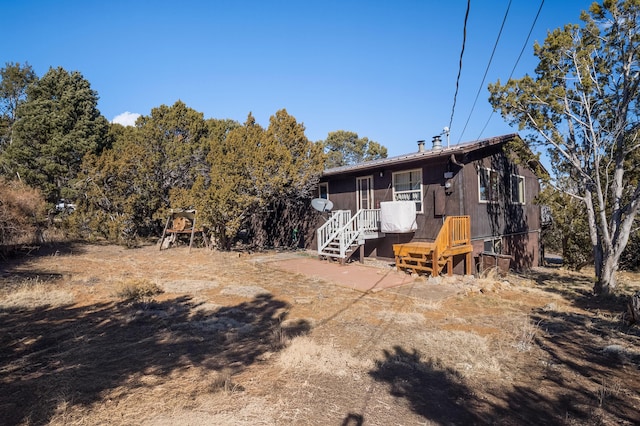 view of rear view of property