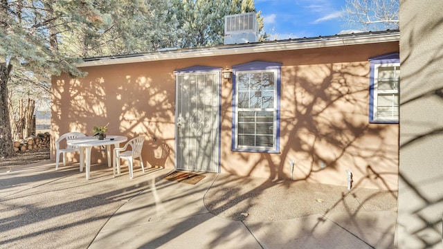 view of home's exterior featuring a patio