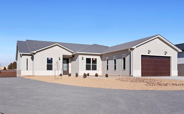 ranch-style house with a garage