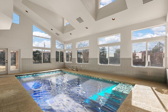 view of indoor pool