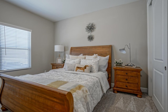 bedroom featuring carpet floors