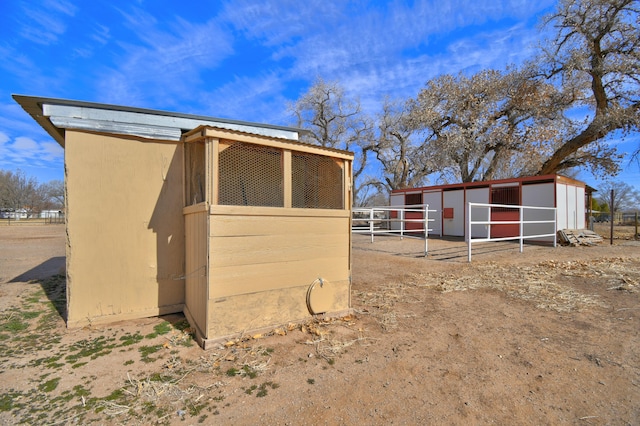 view of outdoor structure