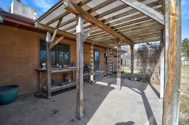 view of patio / terrace featuring area for grilling