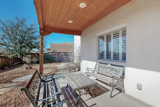 view of patio