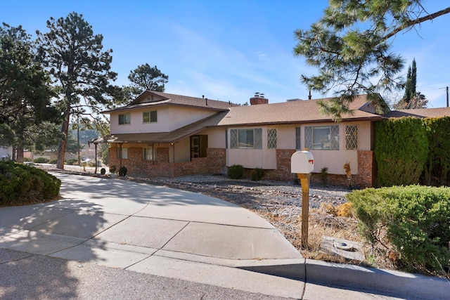 view of front of home