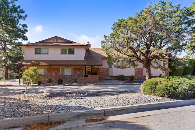 view of front of property