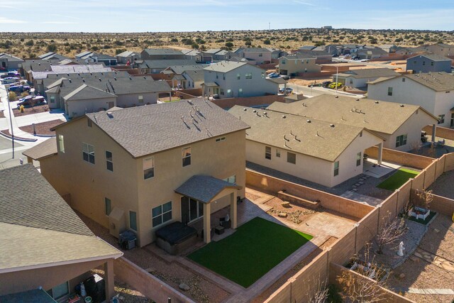 birds eye view of property featuring a residential view