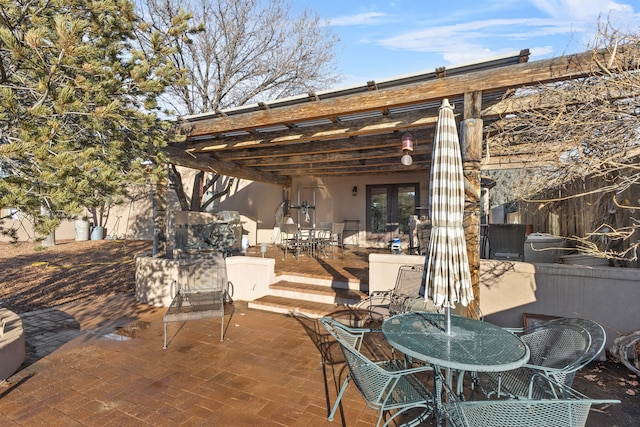 view of patio / terrace with french doors