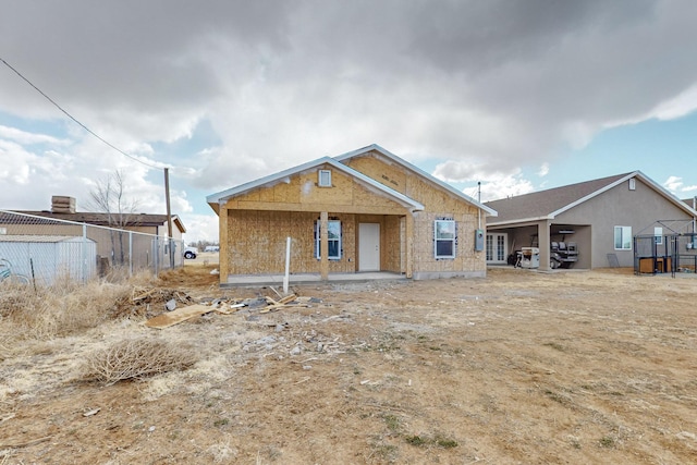 view of rear view of house