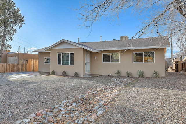 view of ranch-style home