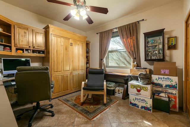 6816 Nagoya Rd NE, Rio Rancho, NM 87144 - office featuring ceiling fan