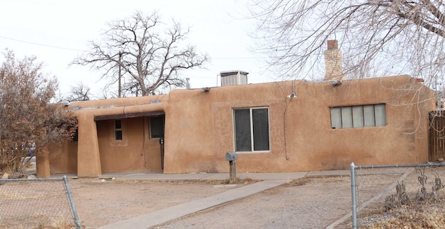 view of back of property