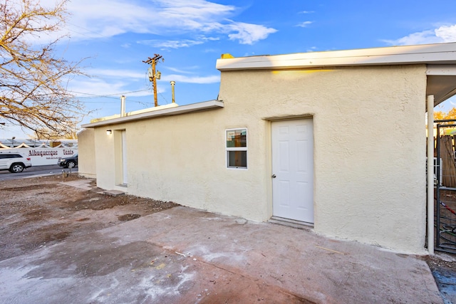 exterior space featuring a patio area