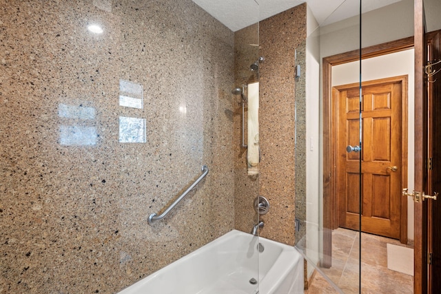 bathroom featuring shower / bath combination