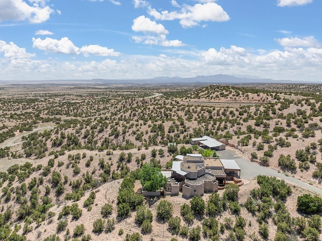 22 Del Charro Rd, Lamy, NM 87540 - birds eye view of property with a mountain view