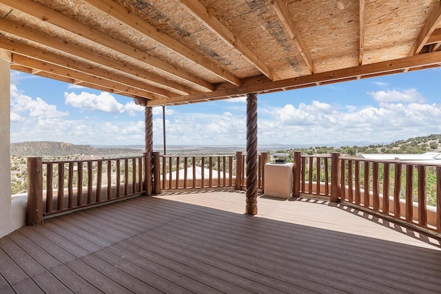 22 Del Charro Rd, Lamy, NM 87540 - deck featuring a water view