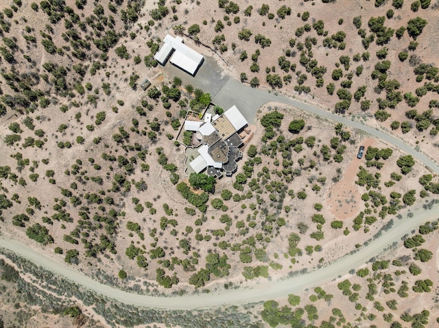22 Del Charro Rd, Lamy, NM 87540 - birds eye view of property