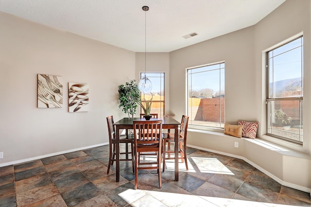 view of dining room