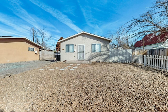 view of rear view of property