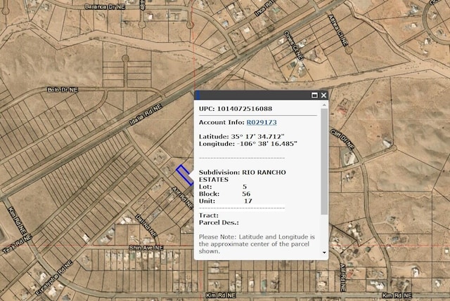 Lam Ct NE, Rio Rancho NM, 87144 land for sale