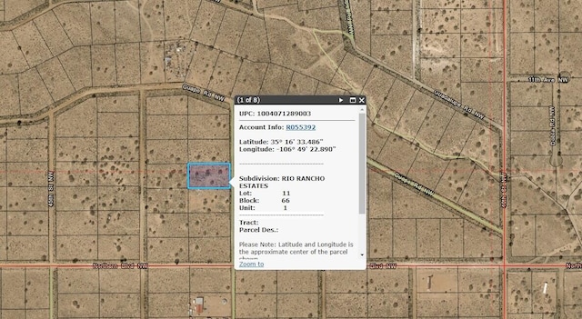 0 43rd St NW, Rio Rancho NM, 87144 land for sale