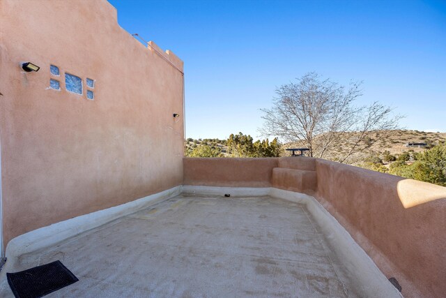 29 Sandia Ln, Placitas, NM 87043 - view of patio featuring a balcony