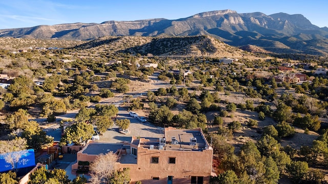 29 Sandia Ln, Placitas, NM 87043 - aerial view with a mountain view