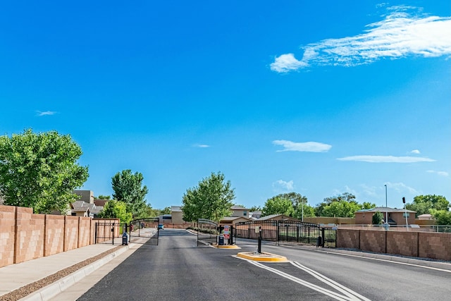 view of road