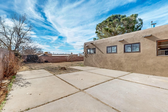 exterior space with a patio area