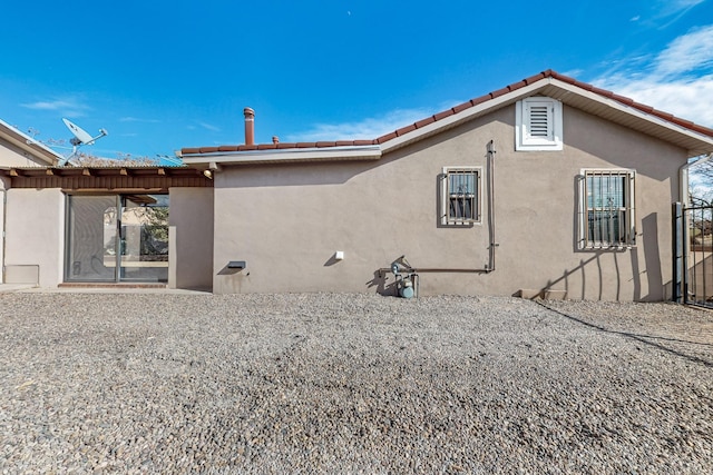 view of rear view of property