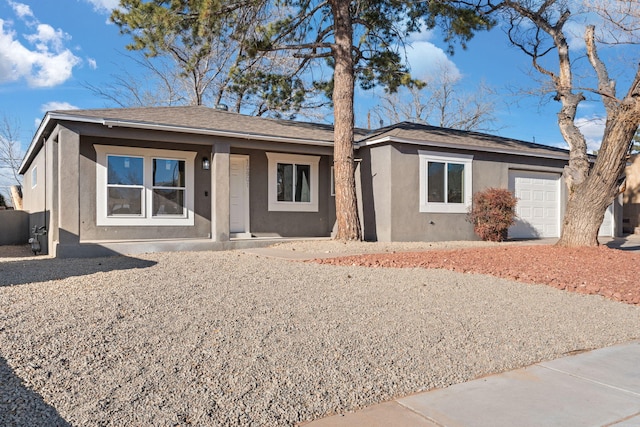 ranch-style house with a garage