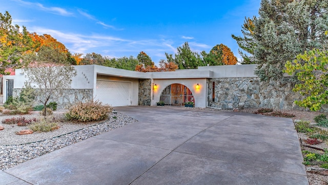 ranch-style house with a garage