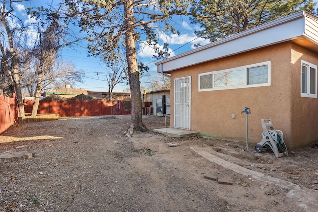 view of back of property