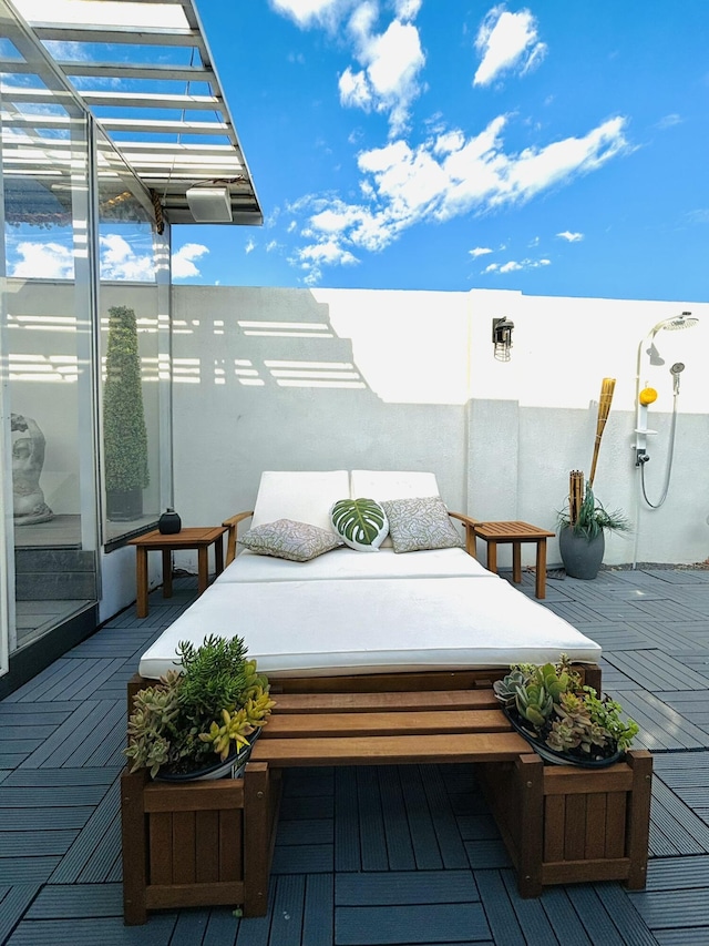 7535 Quemado Ct NE, Albuquerque, NM 87109 - balcony featuring an outdoor living space