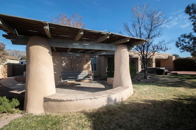 view of patio