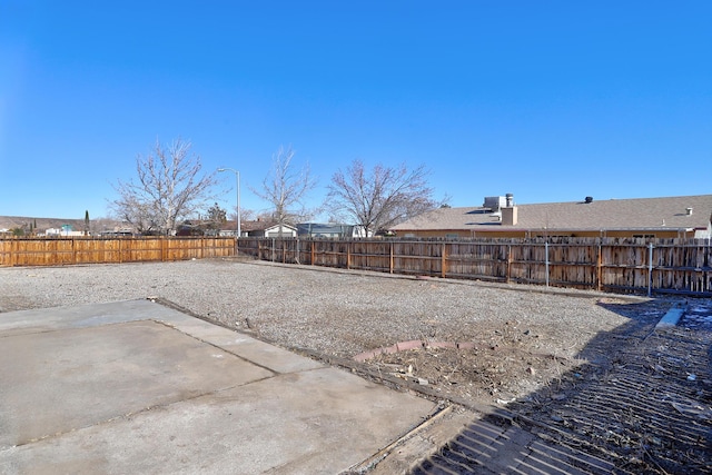 view of yard featuring a patio area