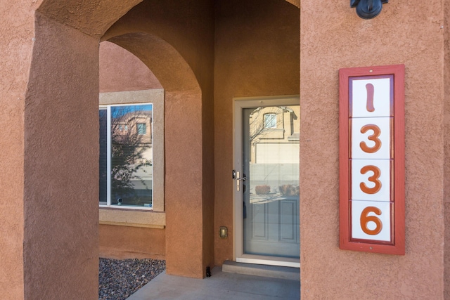 view of entrance to property