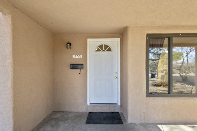 view of entrance to property