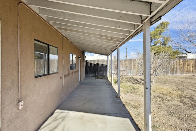 view of patio