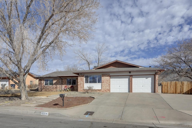 ranch-style house with a garage