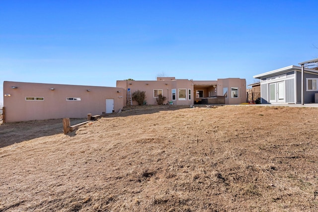 view of rear view of property