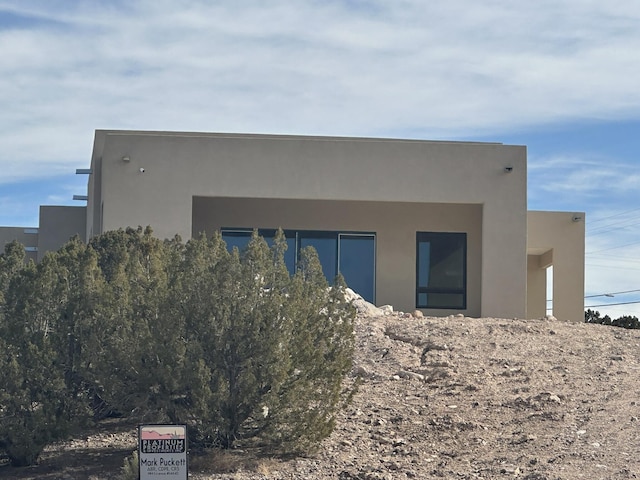 view of rear view of property