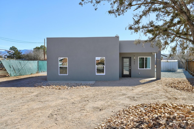 view of rear view of property