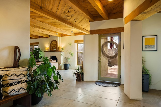 doorway to property featuring a patio