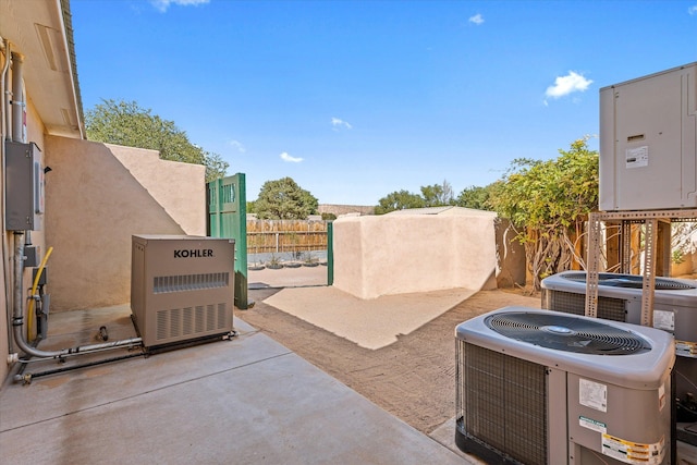 view of patio / terrace with cooling unit