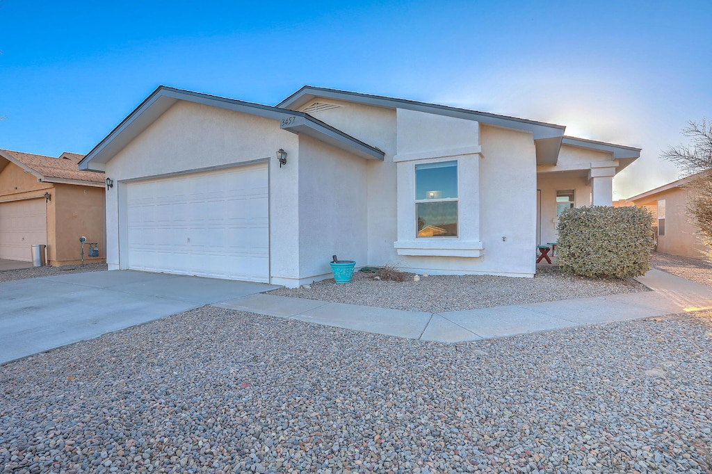 ranch-style house with a garage