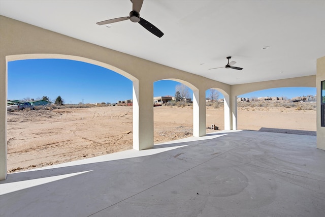 1145 15th St SE, Rio Rancho, NM 87124 - view of patio with ceiling fan