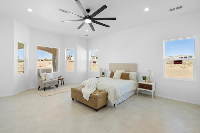 1145 15th St SE, Rio Rancho, NM 87124 - bedroom with ceiling fan